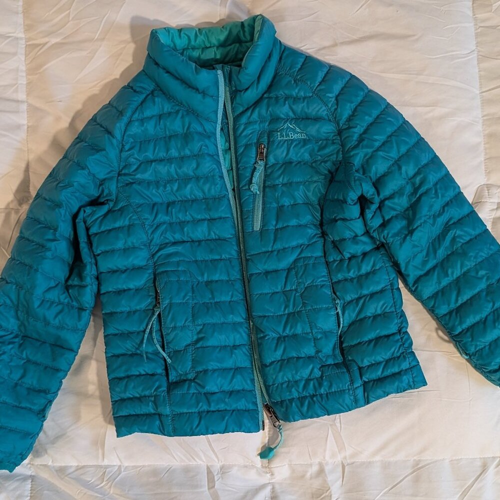 Kids LL Bean 650 fill lightweight down jacket